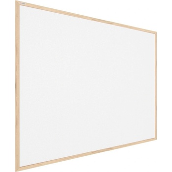Allboards TKWHITE96D bílá korková tabule v dřevěném rámu 90 x 60 cm,TKWHITE96D