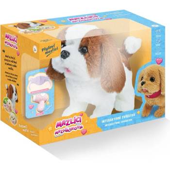 Alltoys Mazlíci hrací set pejsek Ťapka hnědobílý