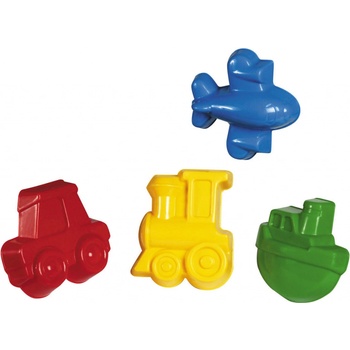Alltoys Sada na písek Formičky Dopravní prostředky 4 ks