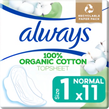 Always Cotton Protection Normal vložky bez parfemace 11 ks