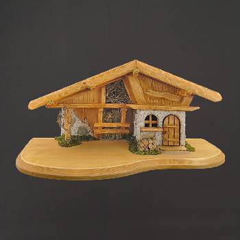 Amadea Dřevěný betlém bez figurek 45 cm