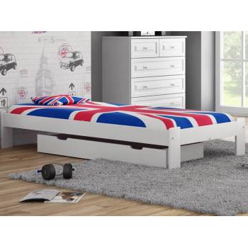 AMI Nábytek masiv Adéla bílá s roštem