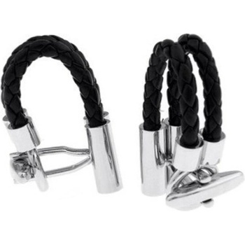 Amparo Miranda manžetové knoflíčky černé lano MK2183