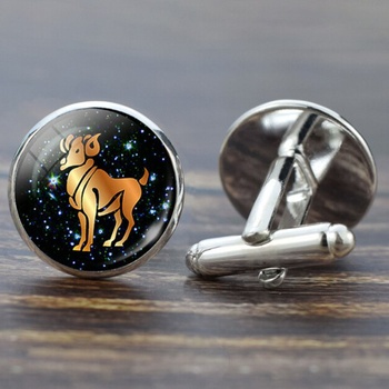 Amparo Miranda manžetové knoflíčky Zvěrokruh Znamení zvěrokruhu Beran