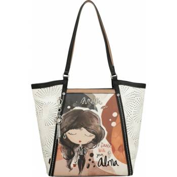 Anekke perforovaná kabelka na rameno Alma