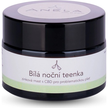 Anela Bílá noční teenka zinková mast pro problematickou pleť se sklony k akné 30 ml