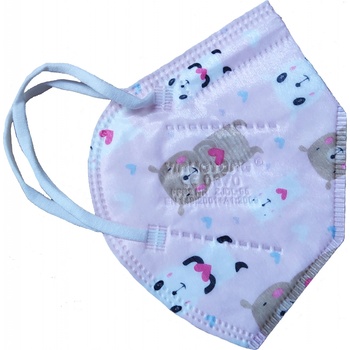 Angel mask respirátor dětský FFP2 holka NR Panda