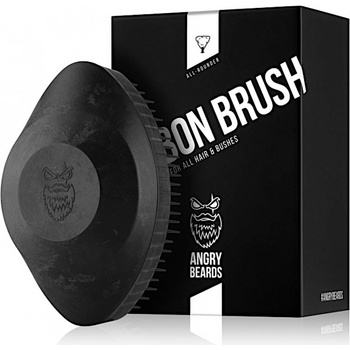 Angry Beards Carbon Brush All-Rounder 1 ks kartáč na vousy i vlasy pro muže