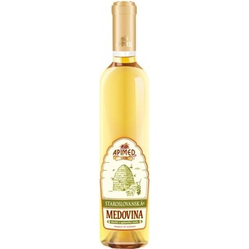 Apimed Staroslovanská medovina světlá z akátového medu 0,5 l
