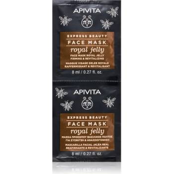 Apivita Express Beauty Royal Jelly revitalizační pleťová maska 2 x 8 ml