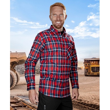 Ardon Jonah flanelová košile červená/červené odstíny