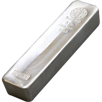 Argor-Heraeus stříbrná cihla 5 Kg