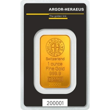 Argor-Heraeus zlatý slitek 1 oz
