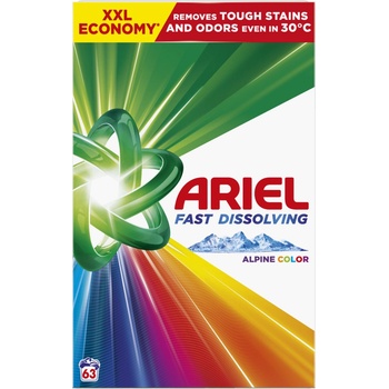 Ariel Fast Color prací prášek 3,465 kg 63 PD