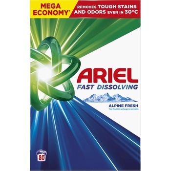Ariel Prášek Na Praní Mountain Spring 4,4 kg 80 PD