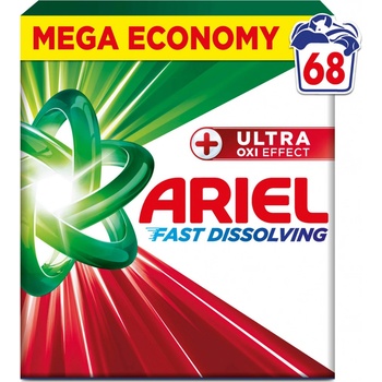 Ariel + Ultra Oxi Effect prací prášek 3,74 kg 68 PD