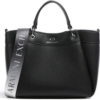 Armani Exchange kabelka střední umělá kůže černá