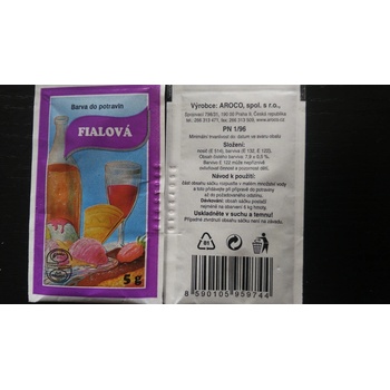 Aroco Potravinářská barva prášková Fialová 5 g