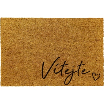 Artsy Mats Kokos Vítejte srdečně Oranžová 40x60 cm