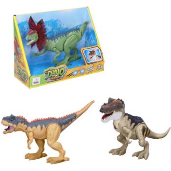 Askato dinosaurus s efekty zelený