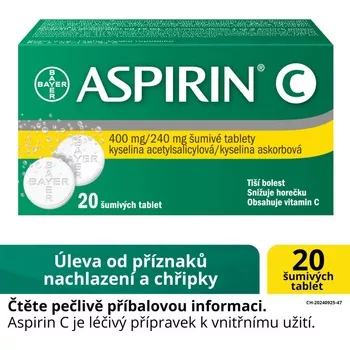 ASPIRIN C POR 400MG/240MG TBL EFF 20