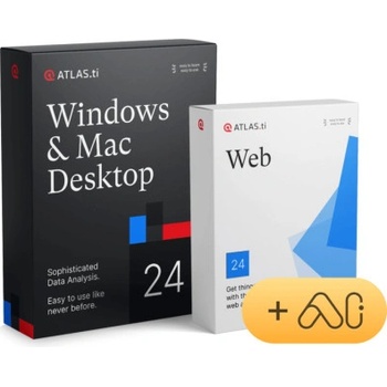 ATLAS.ti 24 Single User License Win/Mac + web, předplatné na 1 rok