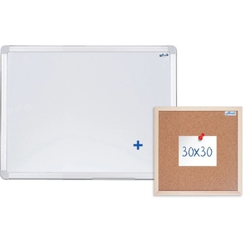 AVELI Magnetická tabulev hliníkovém rámu 60 x 45 cm