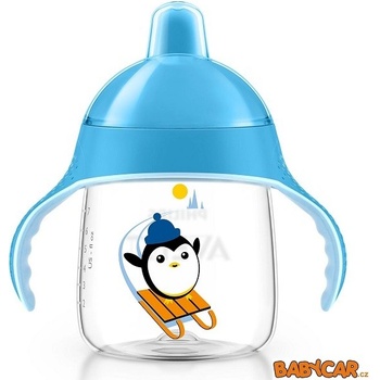 Avent hrneček pro první doušky Premium 260ml saně/modrá