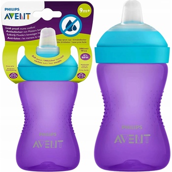 Avent netekoucí hrneček jemná hubička fialová 300 ml