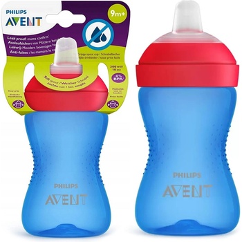 Avent netekoucí hrneček jemná hubička modrá 300 ml