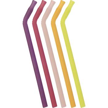 B.Box set silikon brček růžová/oranžová