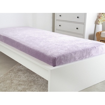 B.E.S. Petrovice Mikroflanel prostěradlo Exclusive Fialové 90x200