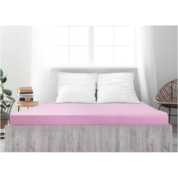 B.E.S. Petrovice Prostěradlo Jersey česaná bavlna mako Růžové 120x200