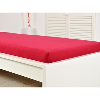 B.E.S. Petrovice Prostěradlo jersey bavlna Ideal Vínové 90x200