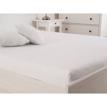 B.E.S. Petrovice jersey prostěradlo s elastanem Lycra Bílé 120x200