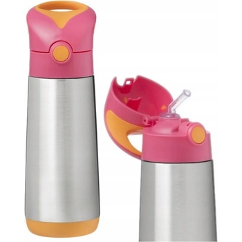 b.box Termo Láhev 500 ml s brčkem 935 Strawberry Shake