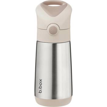 b.box Termoska na pití s brčkem 350 ml béžová