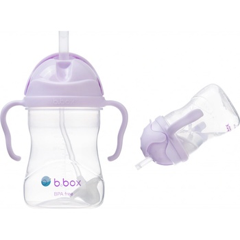 b.box hrneček s brčkem Gelato ostružinový 240 ml