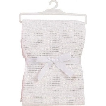 Baby Dan háčkovaná deka bílá