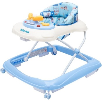 Baby Mix dětské s volantem a silikonovými kolečky modrá