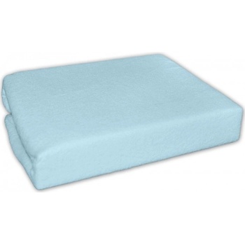 Baby Nellys Nepromokavé froté prostěradlo 75 x 35 modré