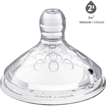 Baby Ono antikolikový dudlík střední transparentní