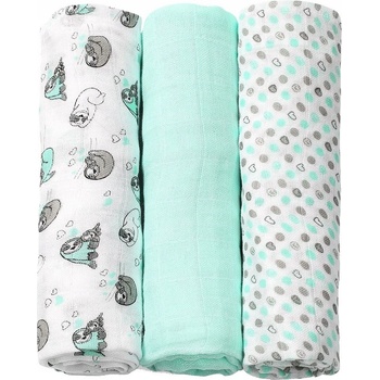 BabyOno Bambusové plenky mátová 3 ks