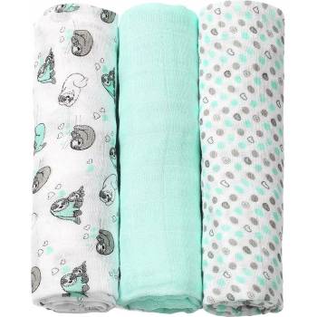 BabyOno Bambusové plenky mátová 3 ks