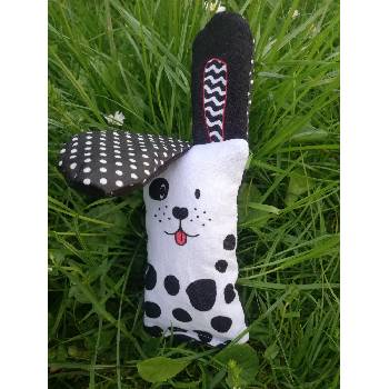 BabyOno plyšová hrající hračka Dog Willy béžová