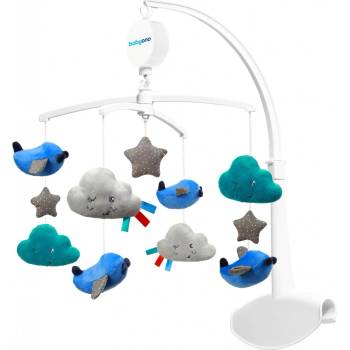 BabyOno Plyšový Nebe zeleno modro šedá