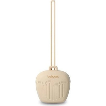 BabyOno silikon pouzdro na dudlík krémová