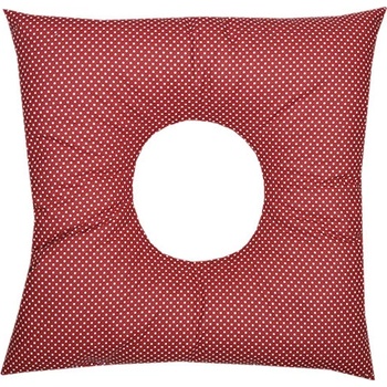Babyrenka poporodní polštář Dots red 45 x 45 cm