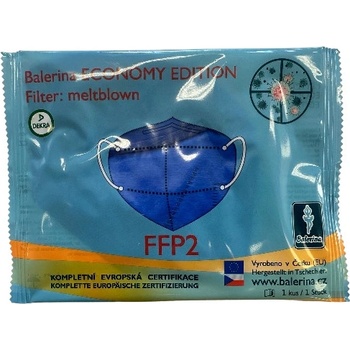 Balerina respirátor PFHM722 FFP2 NR Economy bílý