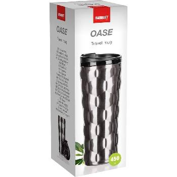 Banquet Hrnek cestovní dvoustěnný Oase nerezový 450 ml